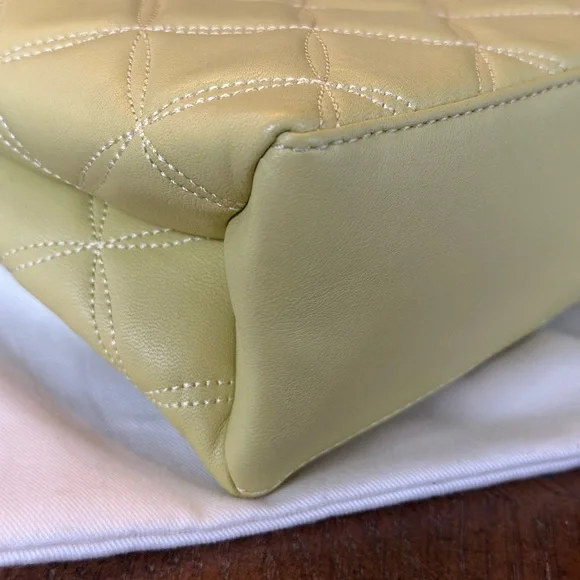 Kate Spade Yellow Quilted Natalia Shoulder Bag - Picture 9 of 13
